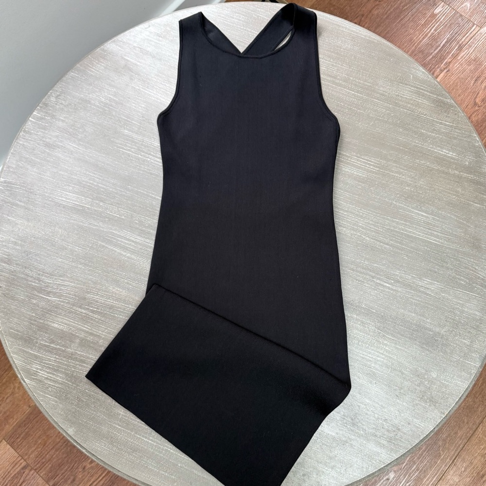 Yves Salomon ribbed midi dress